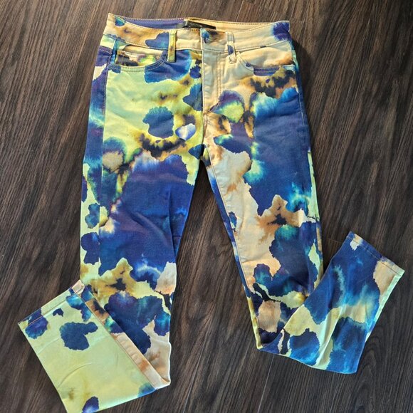 JOE'S "Supernova" 70's Vibe Tie-Dye Printed Cotton/Spandex Jeans NWOT/SIZE 26 - Picture 1 of 7